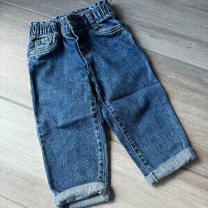 Cat & Jack Paperbag Waist Jeans, Kids Size 2T